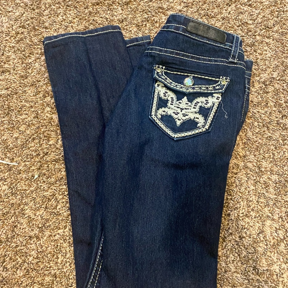 Straight leg jeans